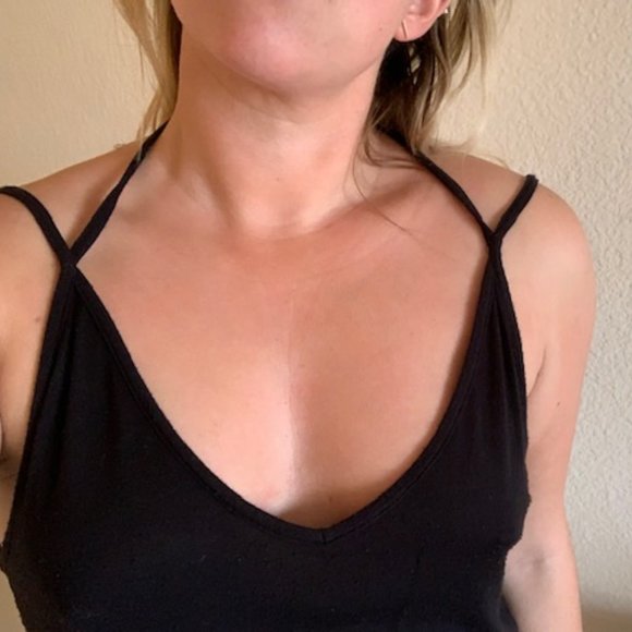 Forever 21 Black Strappy Cami Tank Top - Picture 1 of 5